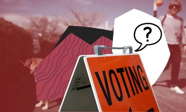 an orange sign saying "bote" with a questionmark voice box doming out of it