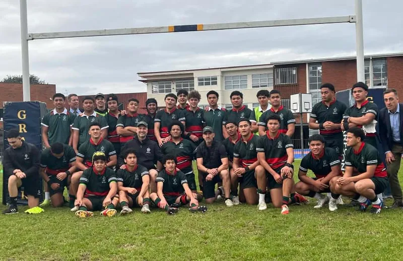 The 2024 Dilworth first XV side that defeated Auckland Grammar.
