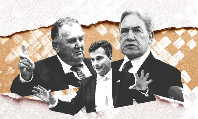 Shane Jones, David Seymour, and Winston Peters.
