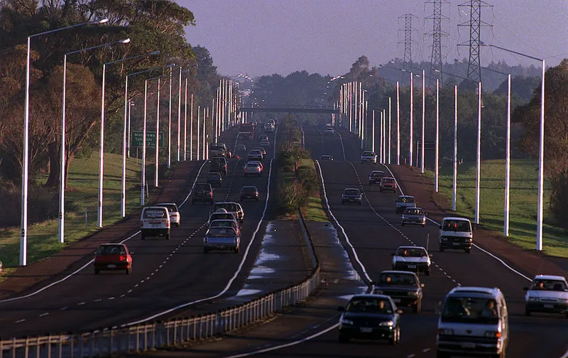 Early morning commuters make their way through the
