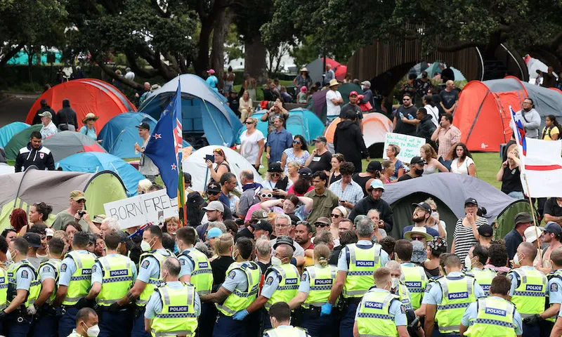 NZEALAND-HEALTH-VIRUS-PROTEST