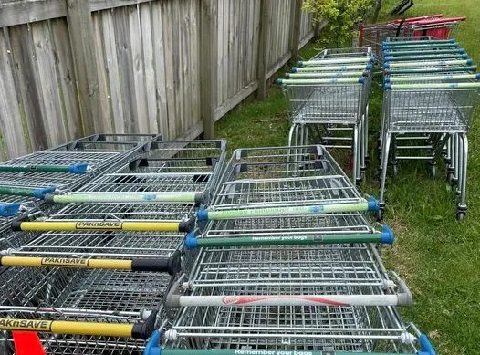 Supermarket trolleys