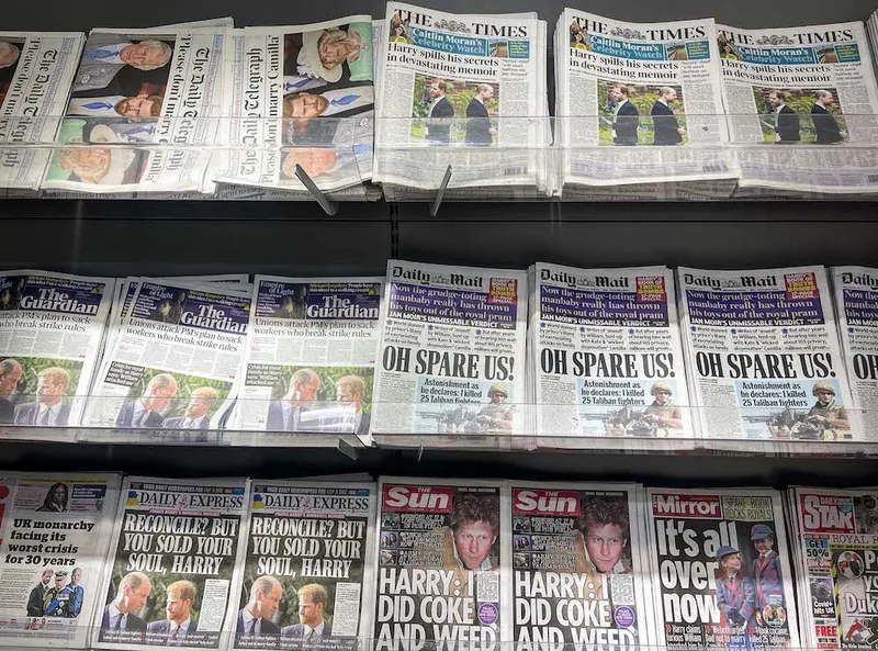 Prince Harry Memoir 'Spare' Makes Headlines Ahead Of Official Release
