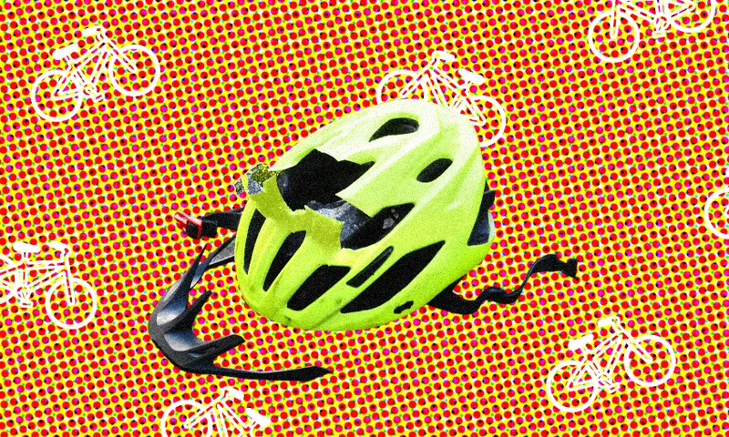 A bike helmet.