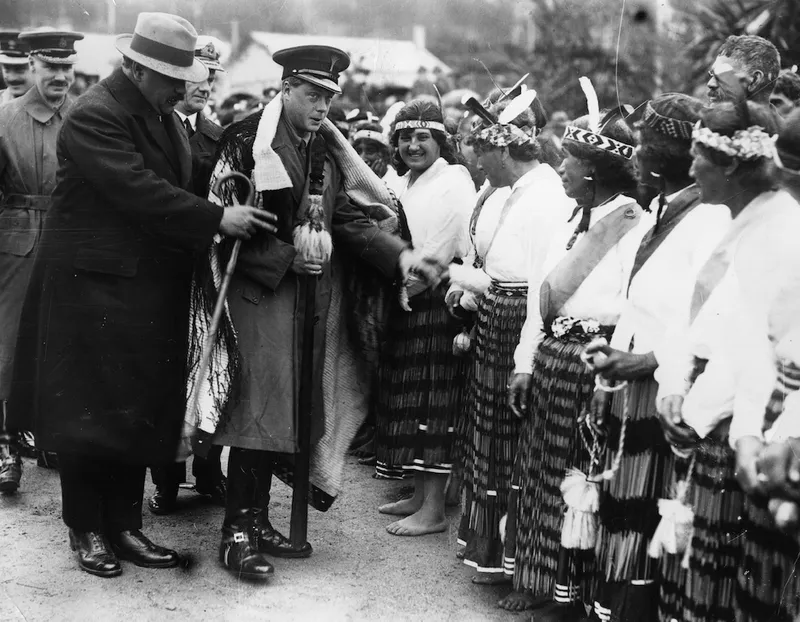 Greeting The Maoris