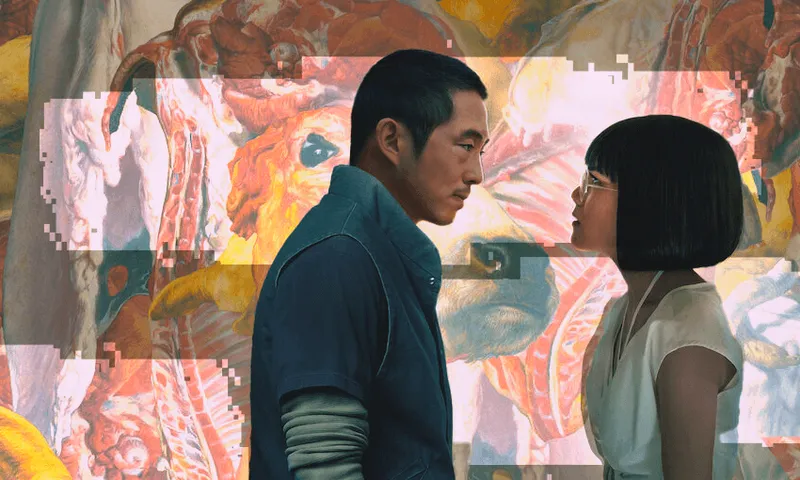 Steven Yeun and Ali Wong in Beef.