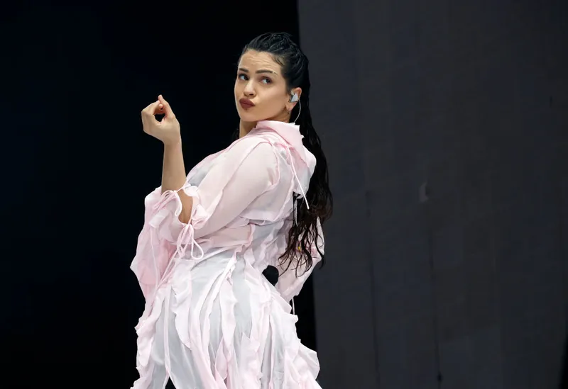Rosalía performs at Coachella.