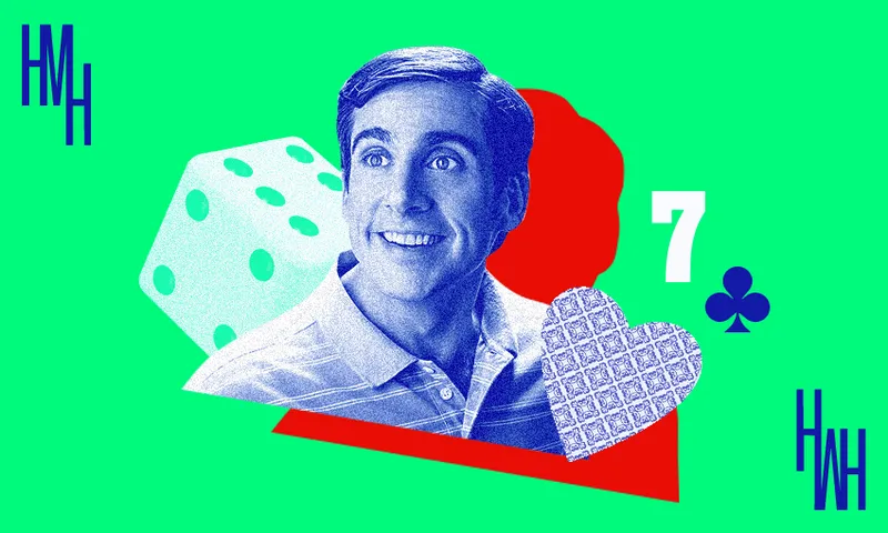 The green help me Hera template with Steve Carrell from 40-year-old virgin in the centre