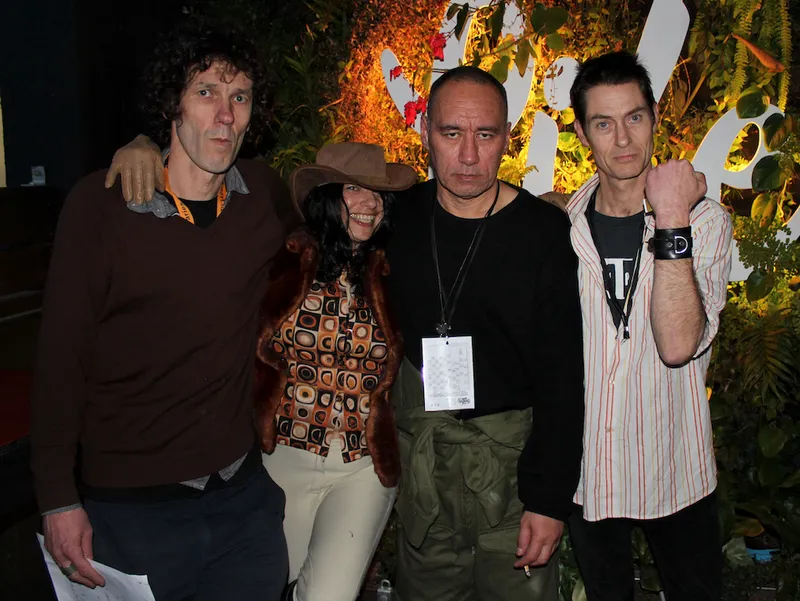 The four members of King Loser who reunited in 2016 for a rock tour.