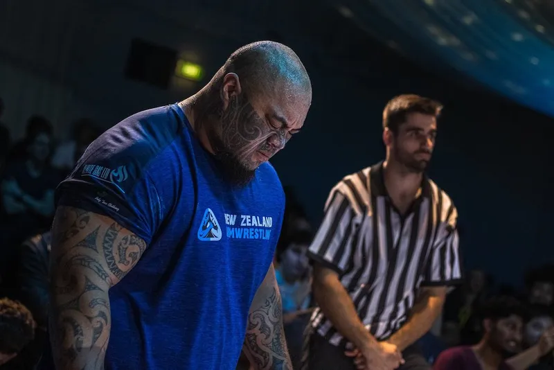 Maateiwarangi Heta-Morris, a New Zealand champion arm wrestler.