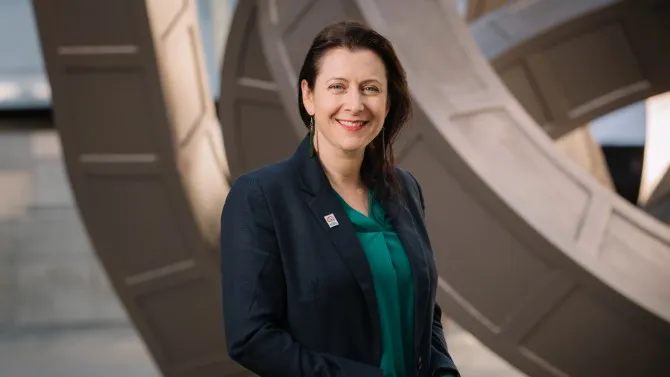 Auckland council's director of customer & community services poses for a pic.
