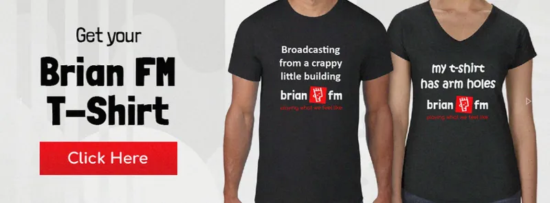 Some of the T-shirts sold with slogans by Brian FM.