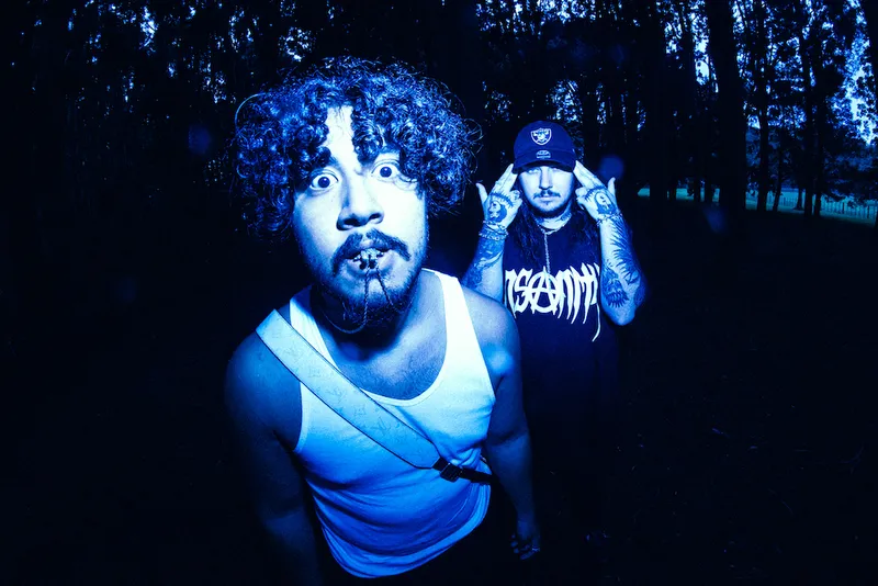 Two local members of the death-rap community.