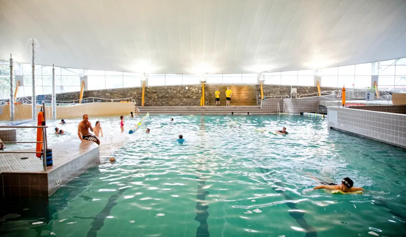 Swimmers enjoy West Auckland swimming pool West Wave.