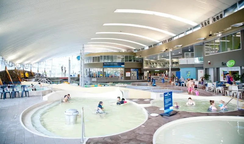 West Wave's pools filled with happy swimmers.