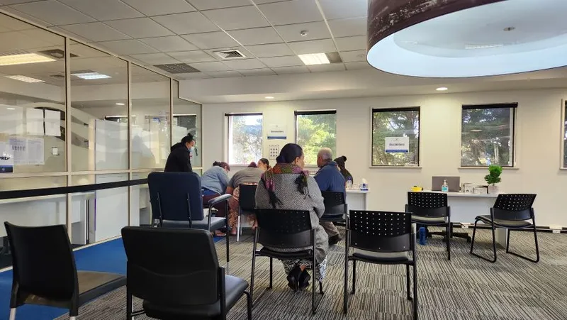 Pacific people waiting to get their flu vaccine