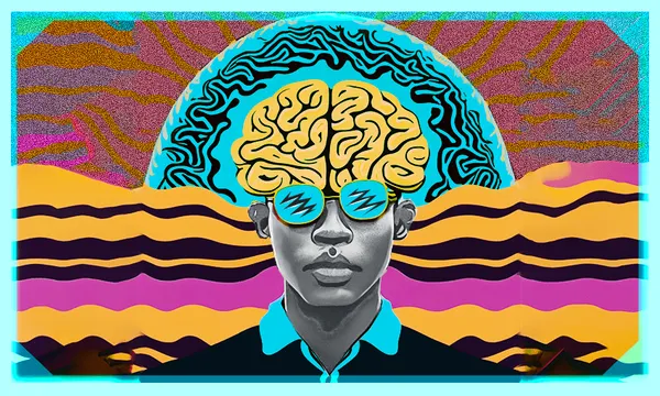 A psychedelic cluster headache