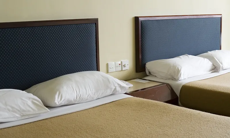 Budget hotel room
