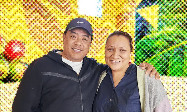 Tongan owners of Tupu'anga cafe
