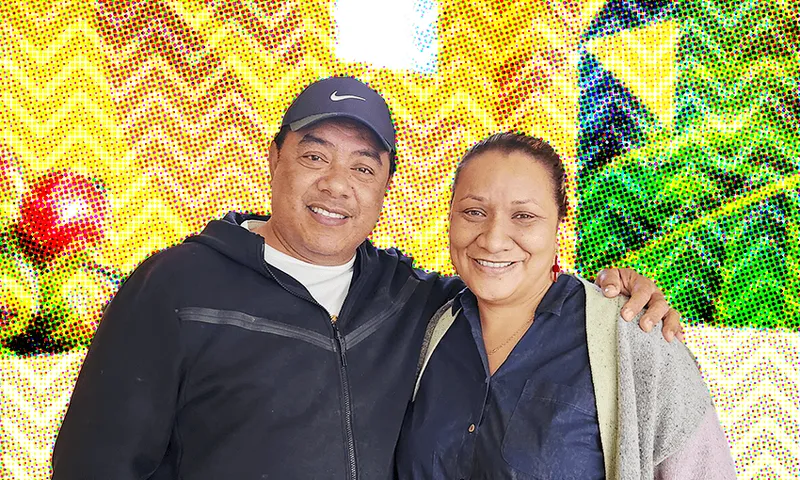 Tongan owners of Tupu'anga cafe