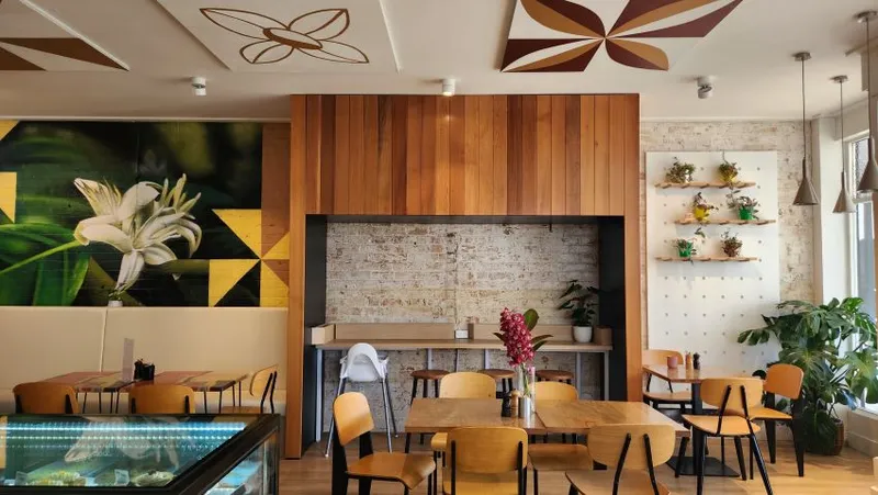 Interior of Tupu'anga cafe