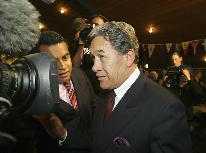 New Zealand Election - NZ First Leader Winston Peters