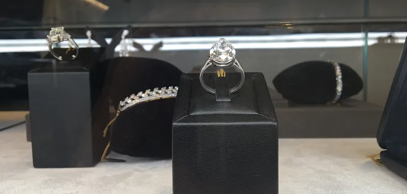 The ring back in the cabinet with the lesser jewels