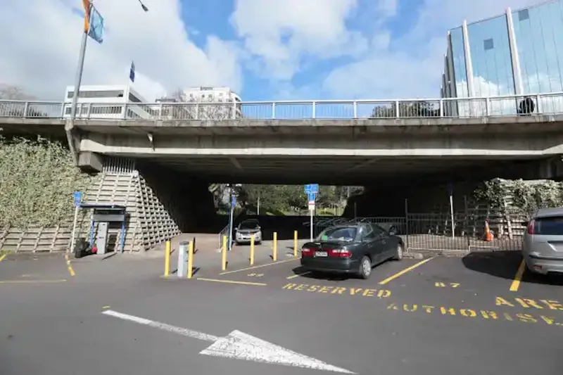 The former dinghy, seedy Mayoral Drive underpass.