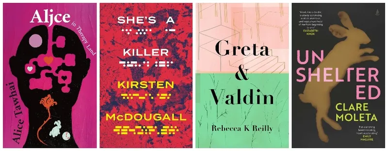 Four book covers