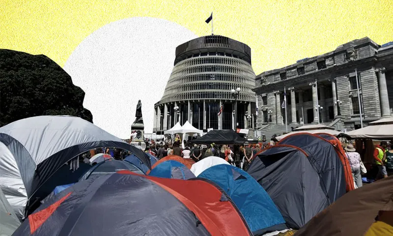 Protest parliament