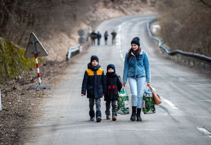SLOVAKIA-UKRAINE-RUSSIA-CONFLICT-REFUGEES