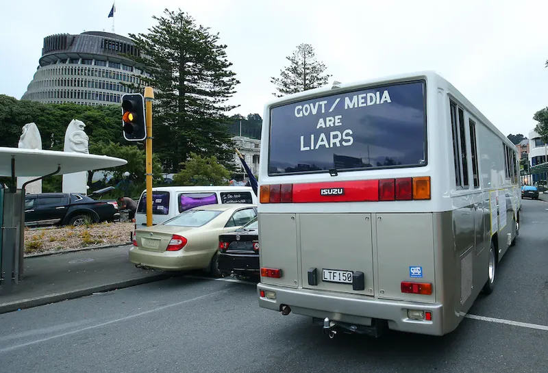 "Convoy" Protests Continue In Wellington