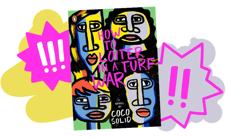 Vibrant book cover