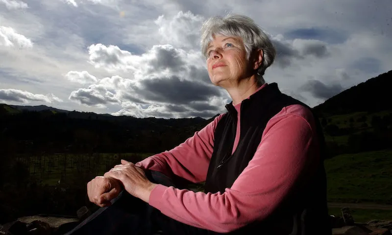 Green party CoLeader Jeanette Fitzsimons at her ho