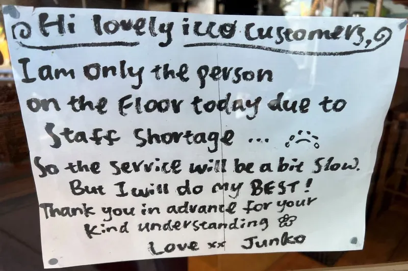 Staff shortages