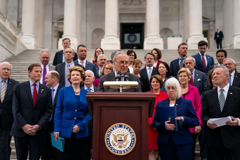 Democratic Senators Address The Leaked Supreme Court Draft Decision To Overturn Roe v. Wade