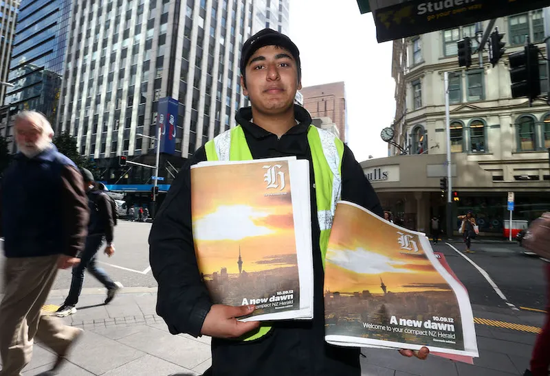 New Zealand Herald Launches Tabloid Size Paper