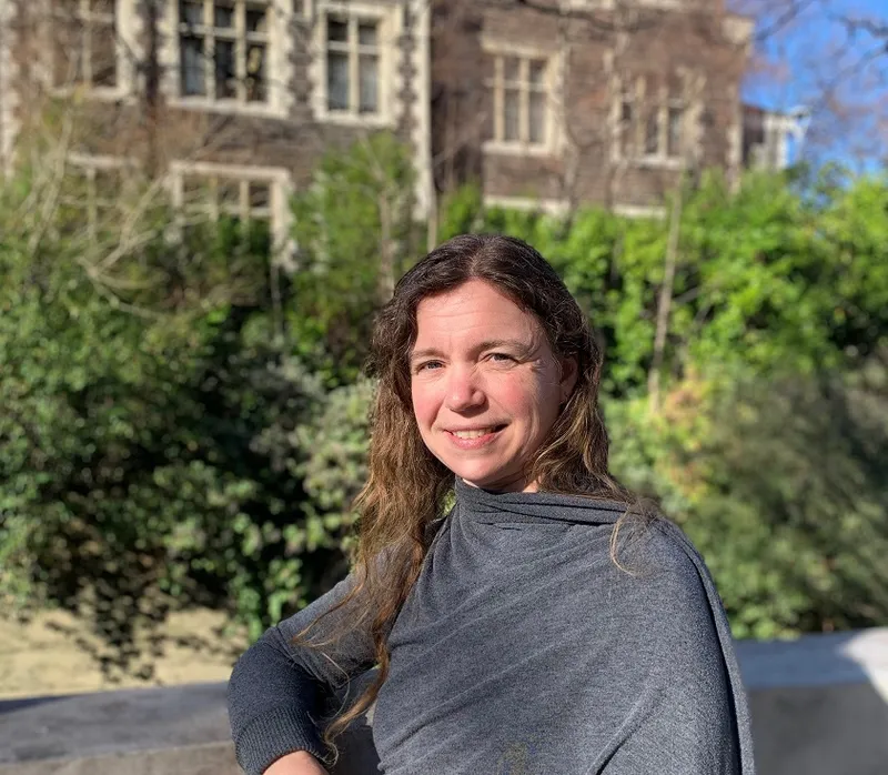bryndyl hohmann-marriott stands in the sunshine smiling