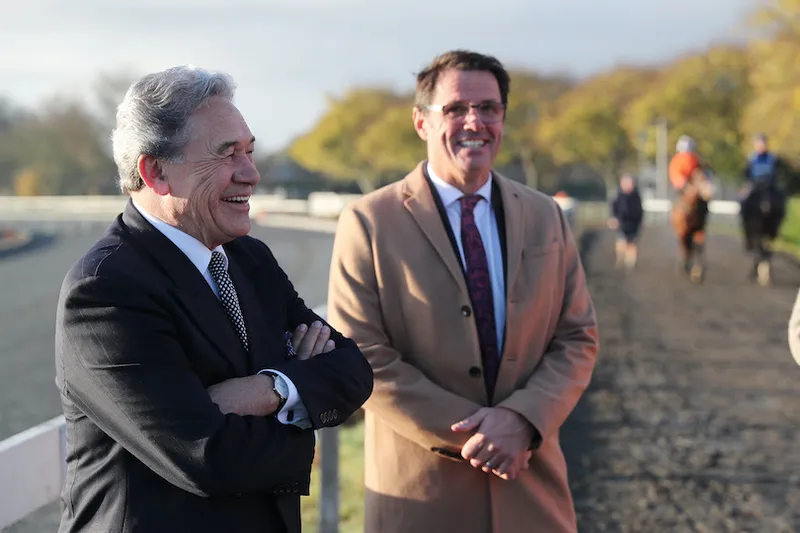 Deputy Prime Minister Winston Peters Visits Cambridge All-Weather Race Track Site