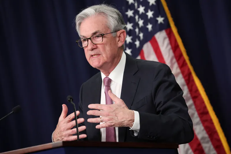 Federal Reserve Chairman Powell Holds A News Conference On Interest Rate Policy