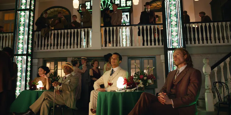 Jacob Anderson as Louis De Pointe Du Lac and Sam Reid as Lestat Du Lioncourt - Interview with the Vampire _ Season 1,...