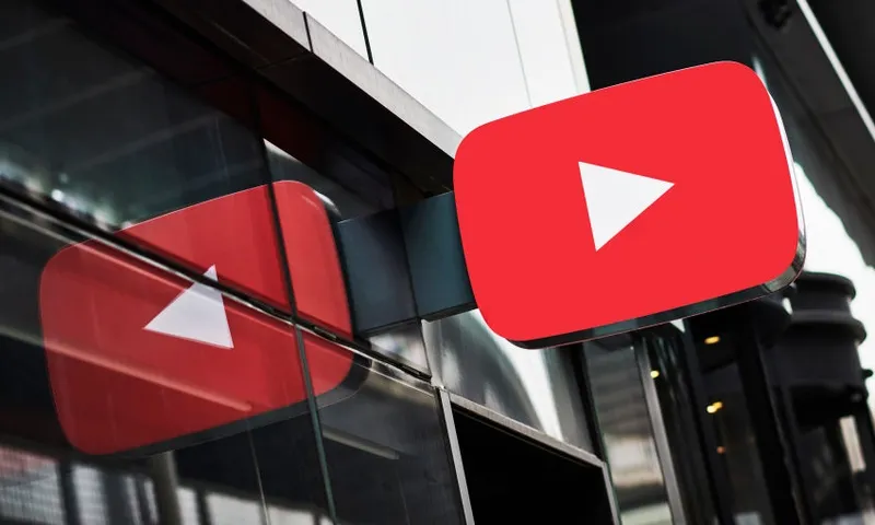 youtube logo in london stock getty