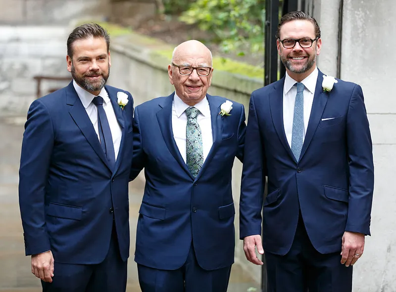 Jerry Hall Marries Media Mogul Rupert Murdoch At St Bride's Church