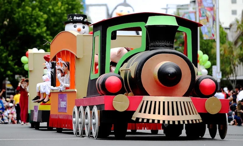 Aucklanders Celebrate Start Of Christmas Season With Annual Santa Parade