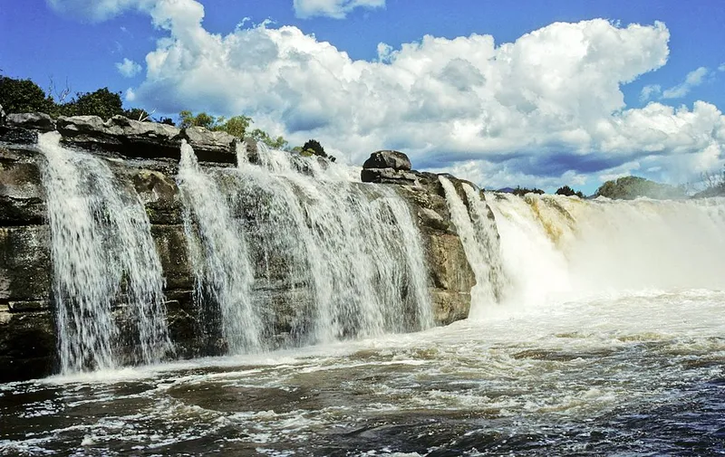 Maruia Falls, River, waterfall, South Island, New Zealand