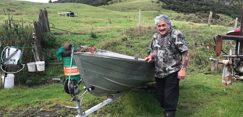 FULL Hank with boat smiling