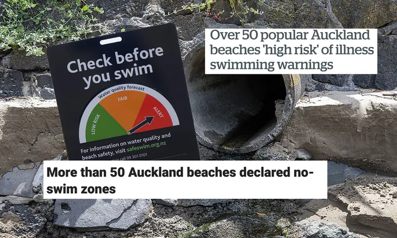 Auckland Waterways At Risk As Ageing City Sewage System Struggles