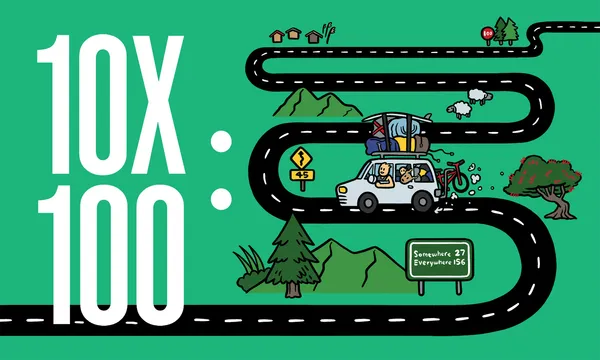 10X 100 Driving