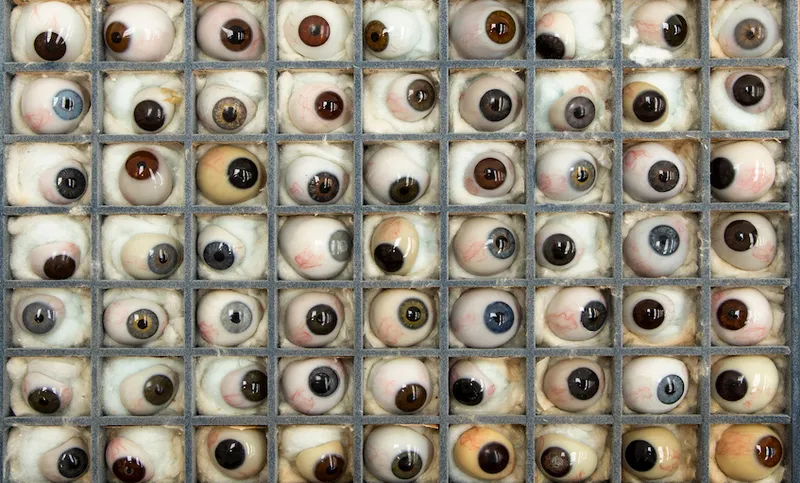 Collection of Antique Glass Eyes