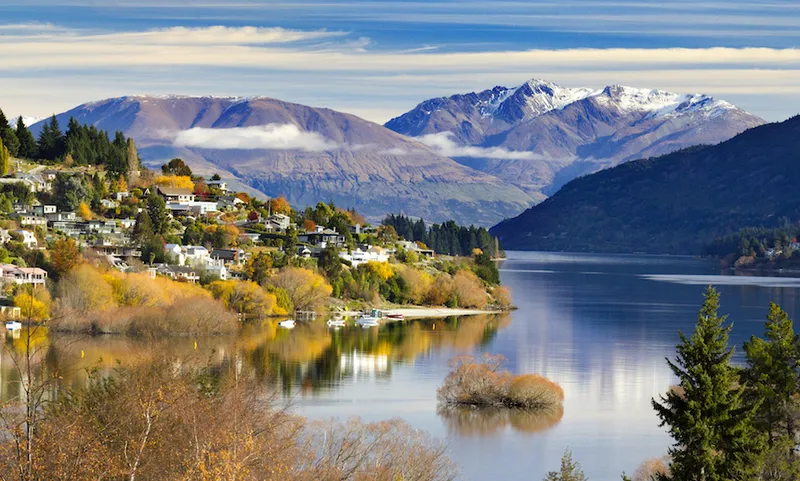 Queenstown in auturm